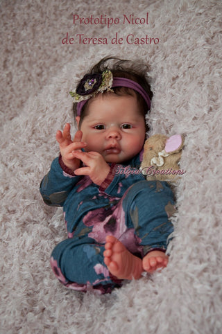Kit bébé reborn "Nicol" by Teresa de Castro