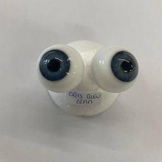 Yeux en verre - Boule - Gris Bleu