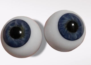 Yeux en verre - Boule - Bleu foncé