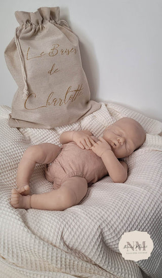 Kit bébé Reborn SILICONE "Le Baiser de Charlotte" by Nathalie Moiselet