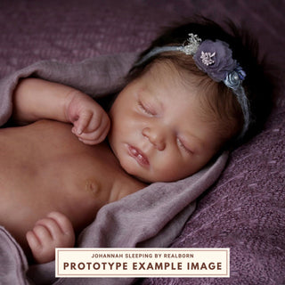 Kit bébé reborn "Johannah sleeping" Realborn by Bountiful baby