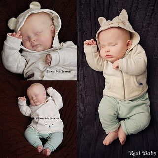 Kit bébé reborn "Joseph 3 mois sleeping" Realborn by Bountiful baby